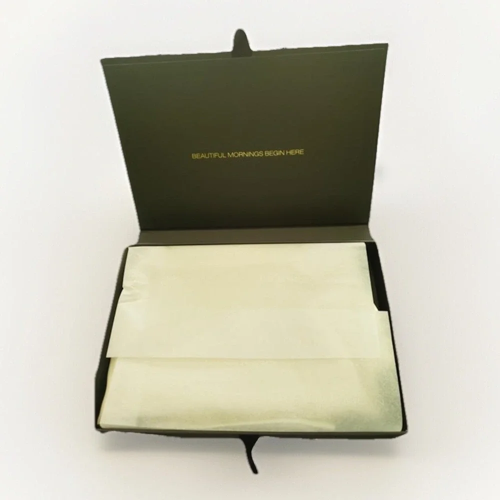 New Donna Karan Silky Pillowcase One Standard White Lyocell Silk‎ Blend 20x30